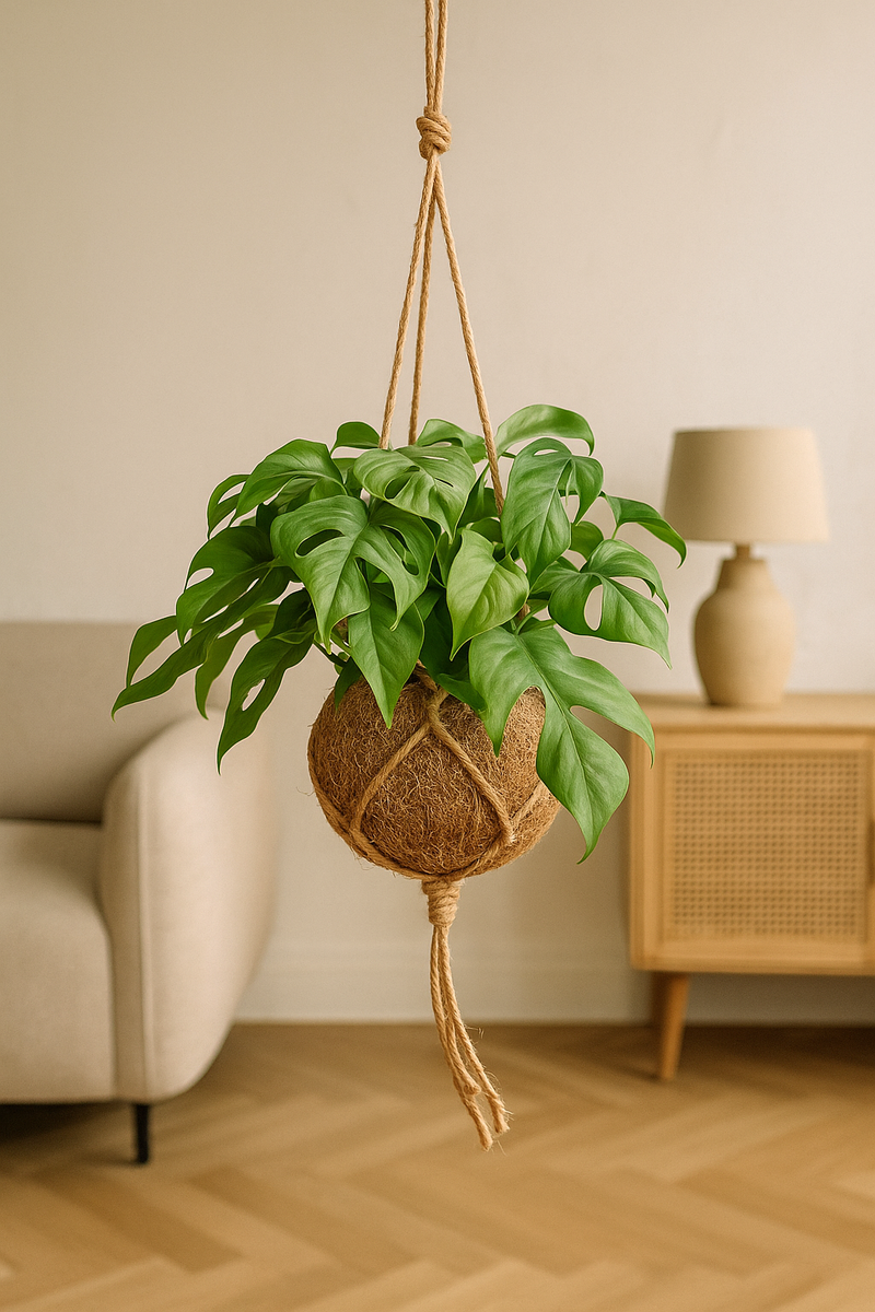 Kokodama Monstera Minima h30